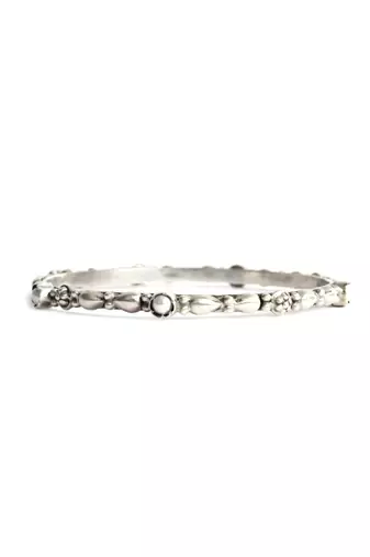 Sangeeta Boochra Silver Bangle