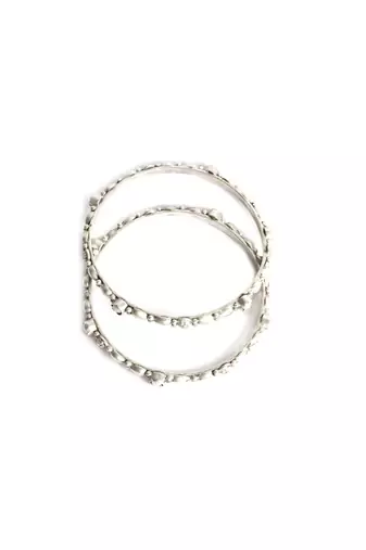 Sangeeta Boochra Silver Bangle