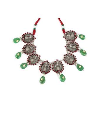 Sangeeta Boochra Silver Necklace 1
