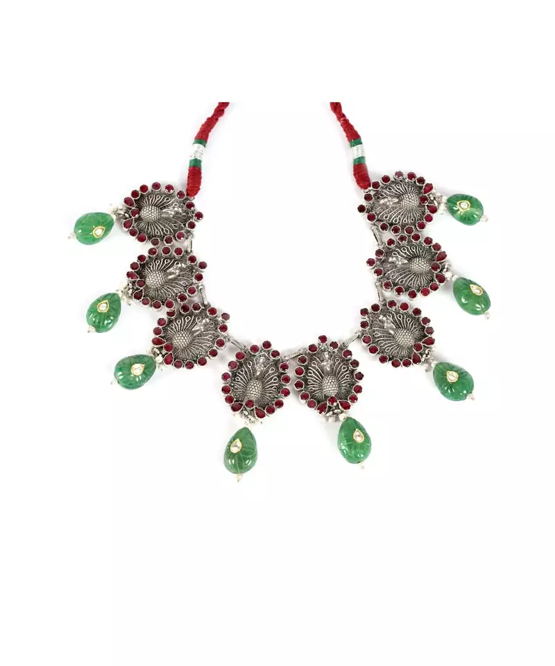 Sangeeta Boochra Silver Necklace