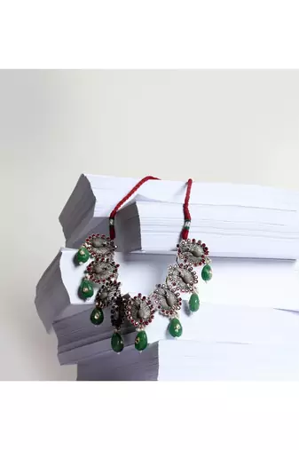 Sangeeta Boochra Silver Necklace