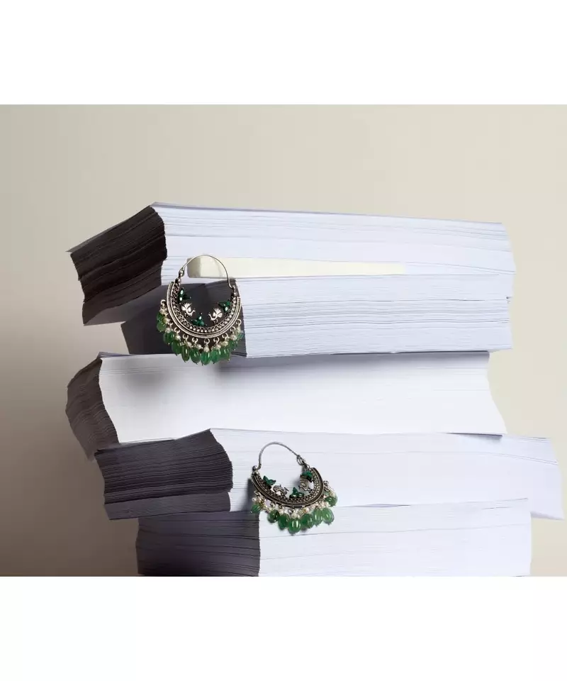 Sangeeta Boochra Silver Earrings