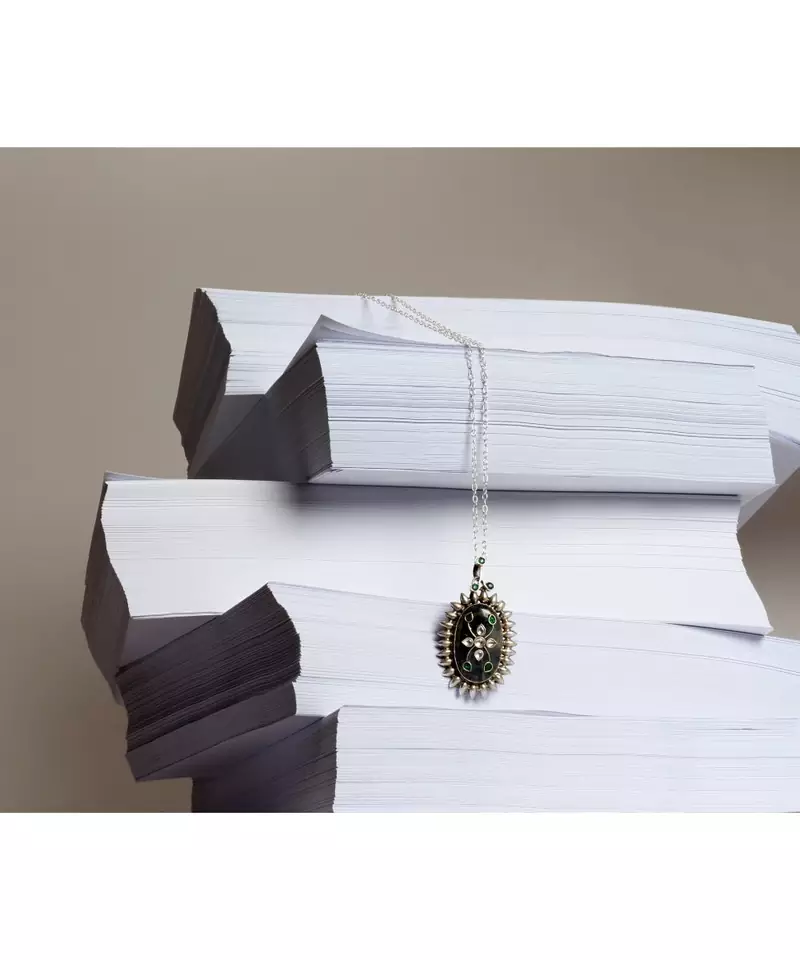 Sangeeta Boochra Silver Pendant