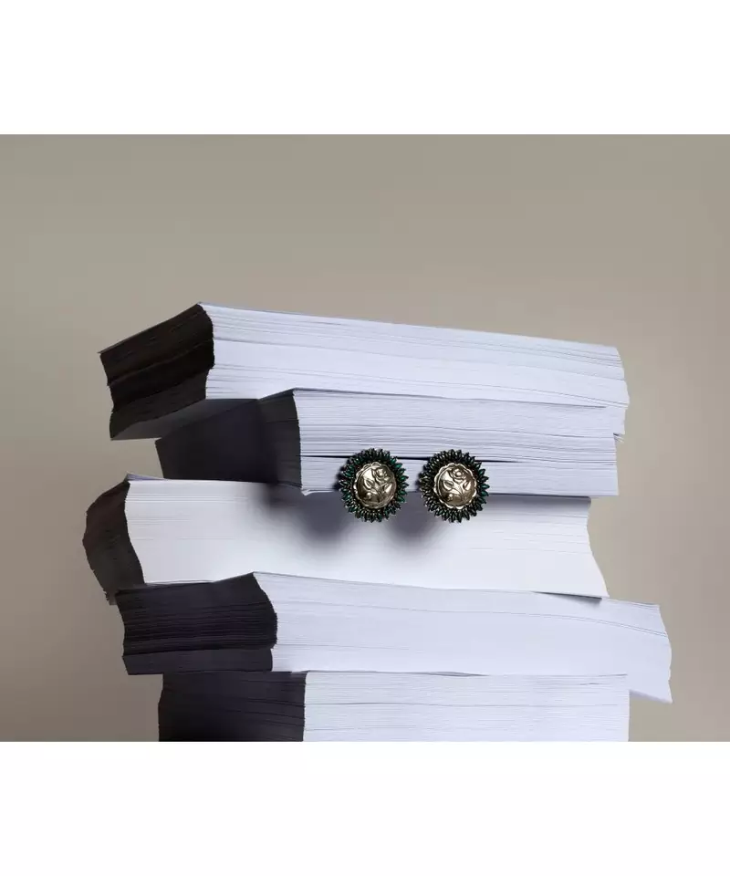 Sangeeta Boochra Silver Earrings