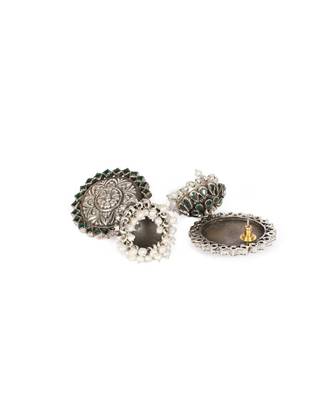 Sangeeta Boochra Silver Earrings 3