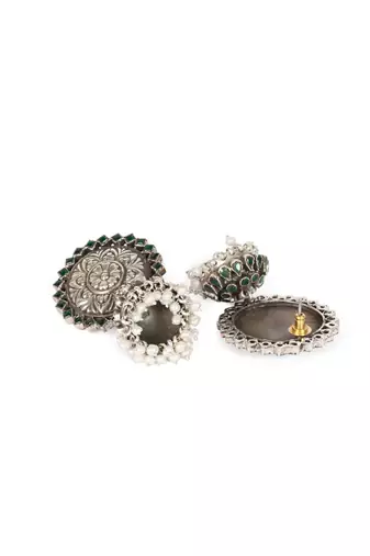 Sangeeta Boochra Silver Earrings