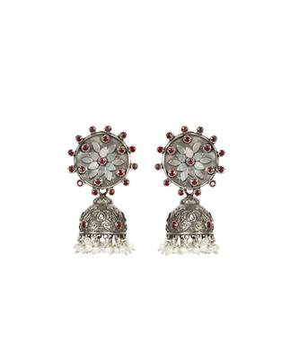 Sangeeta Boochra Silver Earrings 2