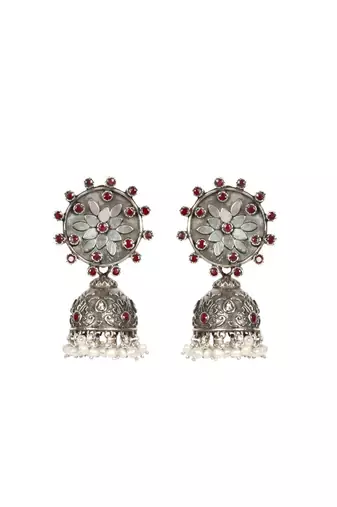 Sangeeta Boochra Silver Earrings