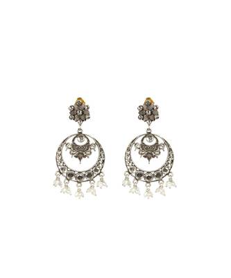 Sangeeta Boochra Silver Earrings 2