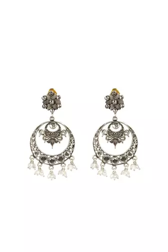 Sangeeta Boochra Silver Earrings