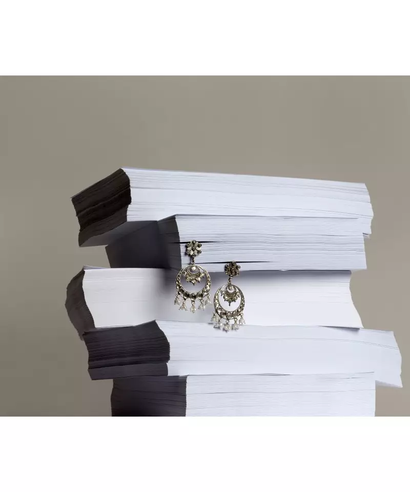 Sangeeta Boochra Silver Earrings