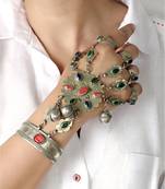 Sangeeta Boochra Silver Hand Harness