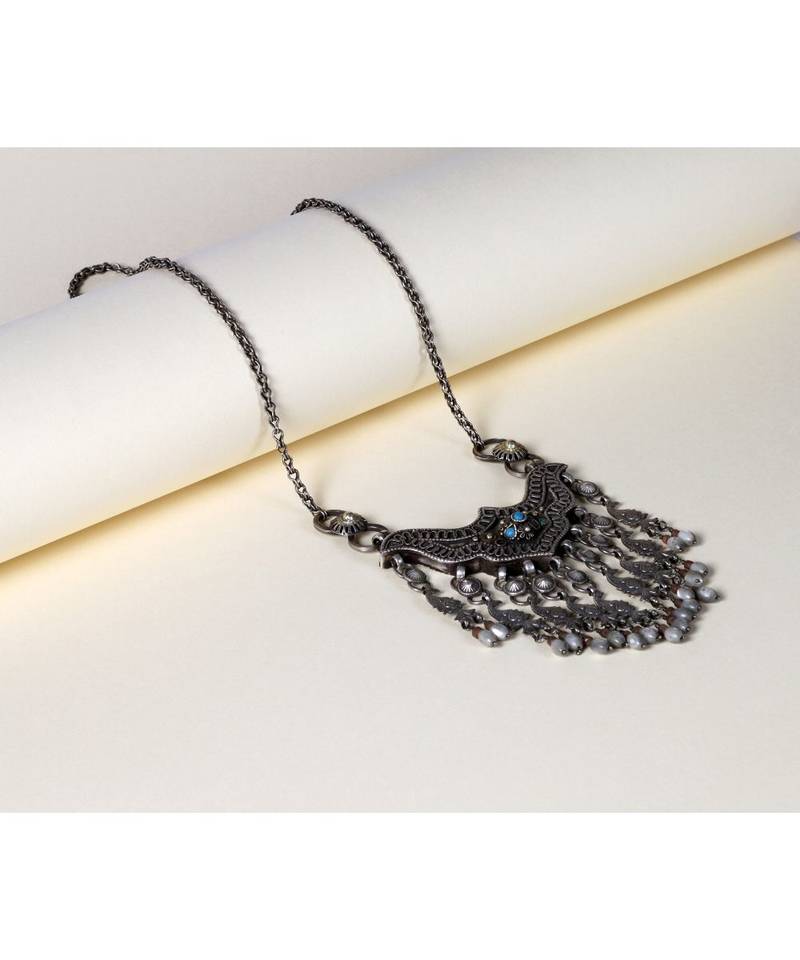 Sangeeta Boochra Silver Necklace