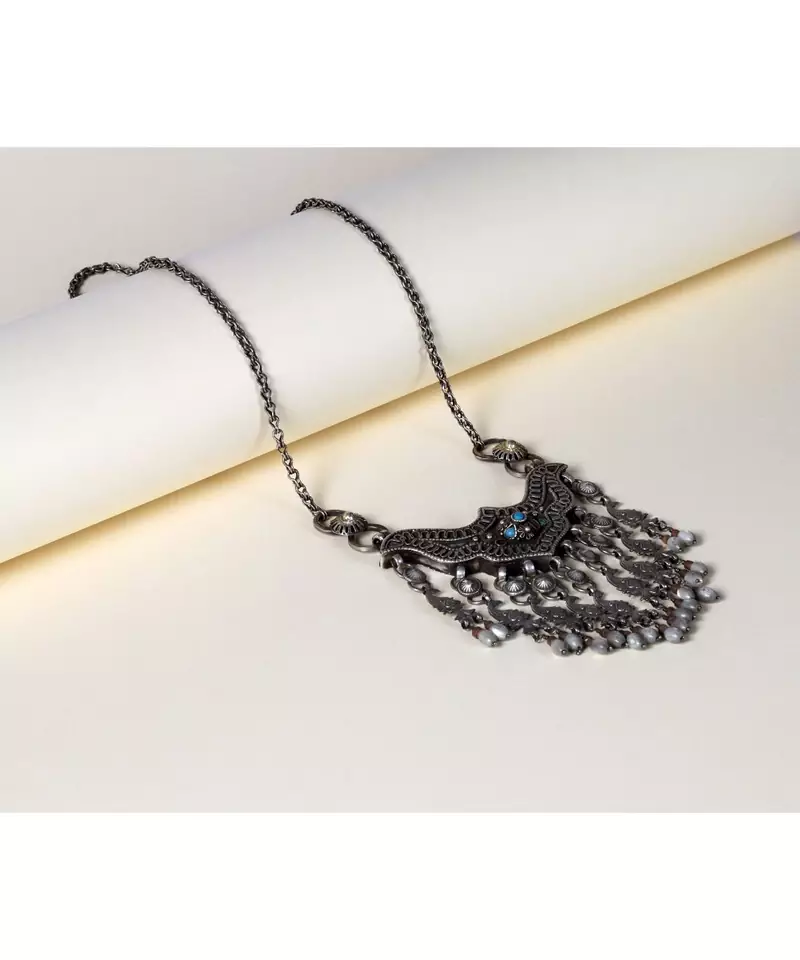 Sangeeta Boochra Silver Necklace
