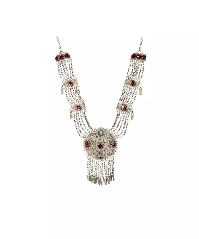 Sangeeta Boochra Silver Necklace