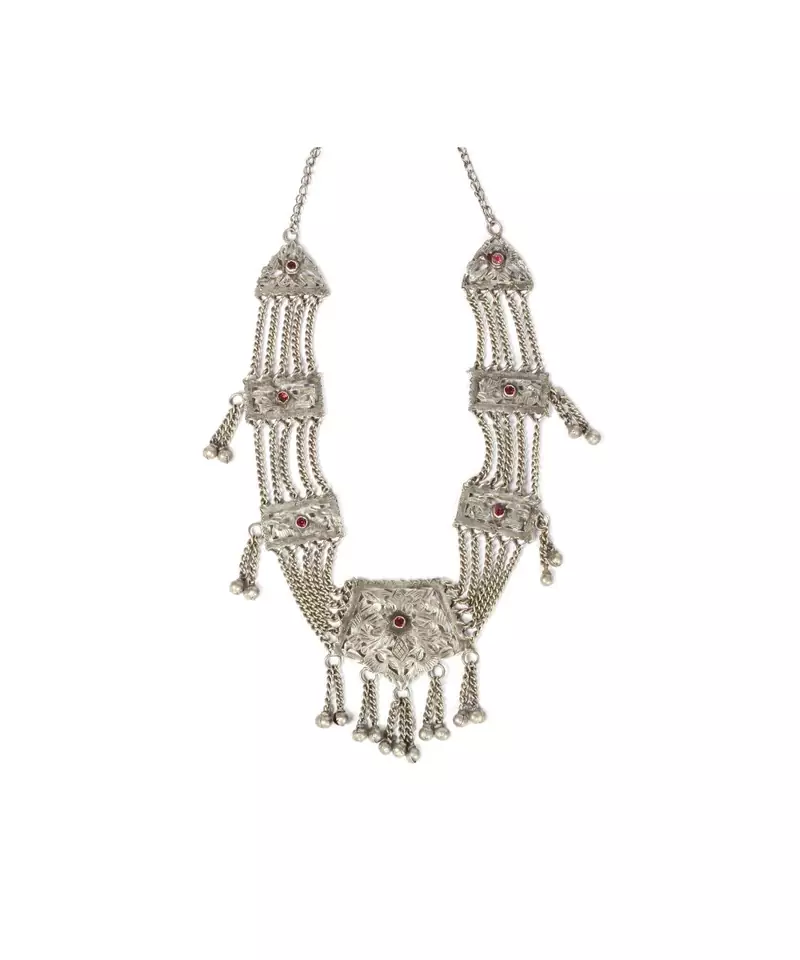 Sangeeta Boochra Silver Necklace