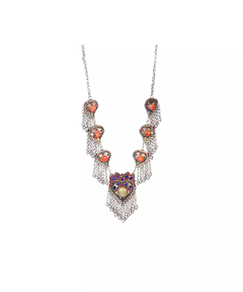 Sangeeta Boochra Silver Necklace