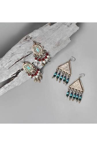 Sangeeta Boochra Silver Earrings