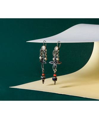 Sangeeta Boochra Silver Earrings 1