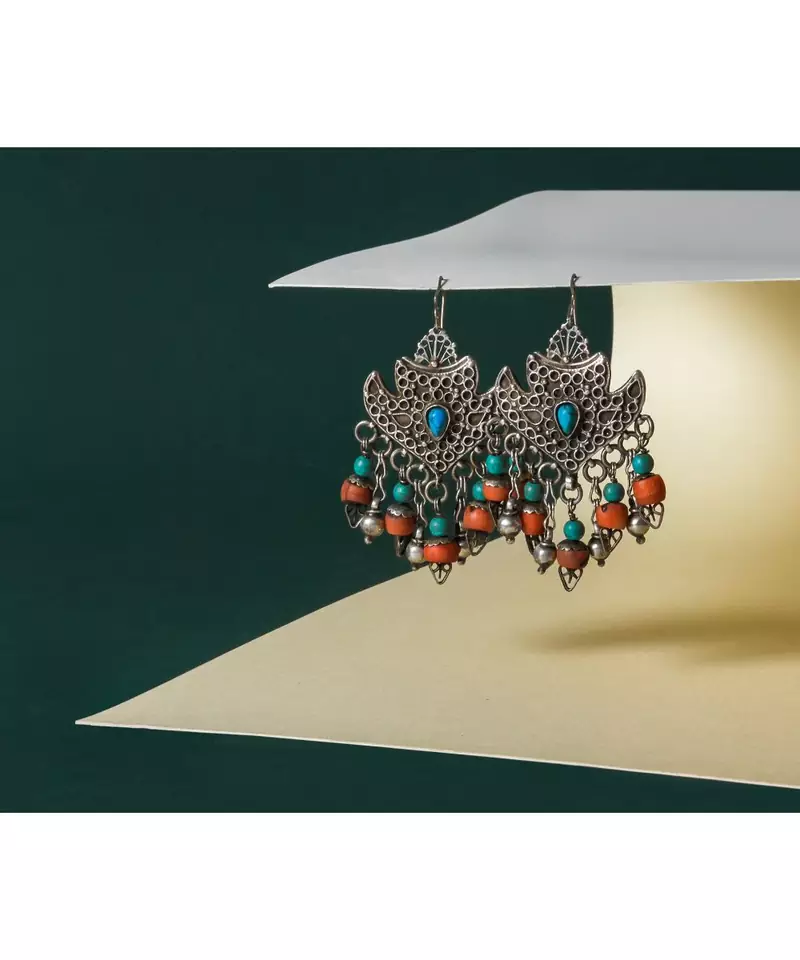 Sangeeta Boochra Silver Earrings