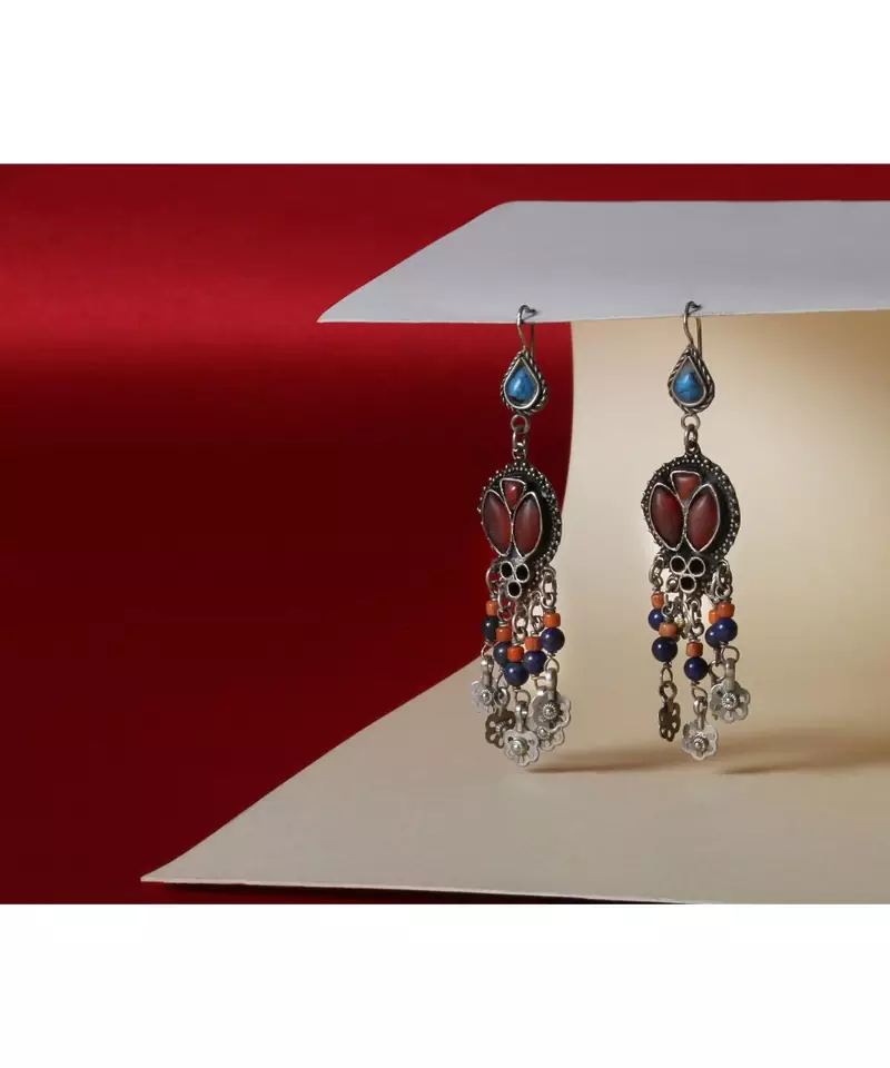 Sangeeta Boochra Silver Earrings
