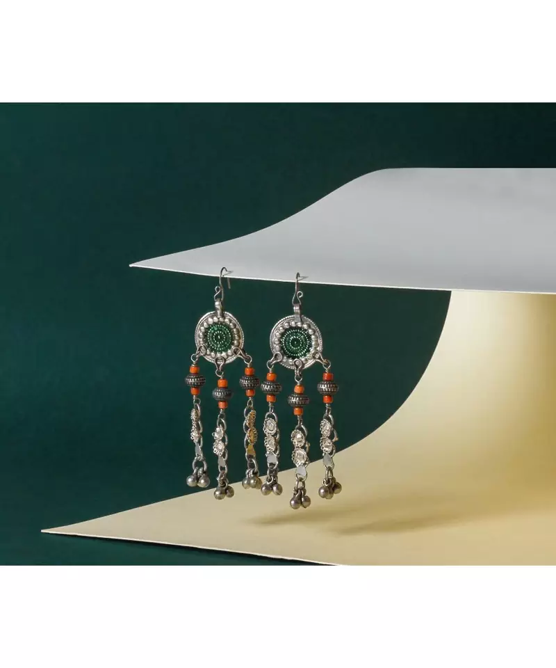 Sangeeta Boochra Silver Earrings
