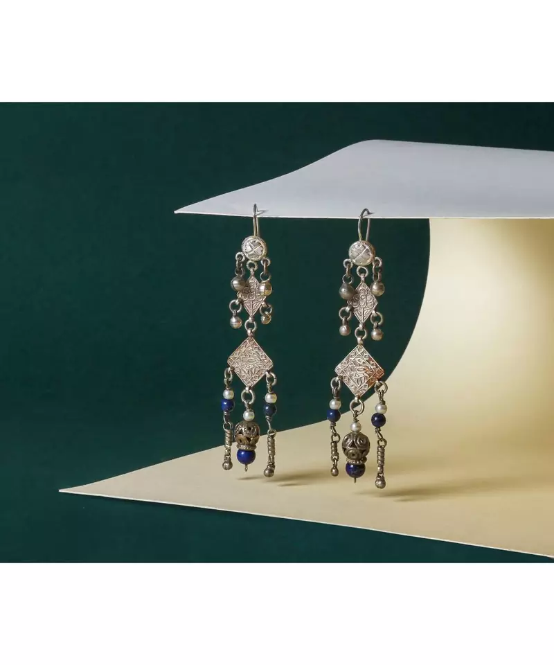 Sangeeta Boochra Silver Earrings