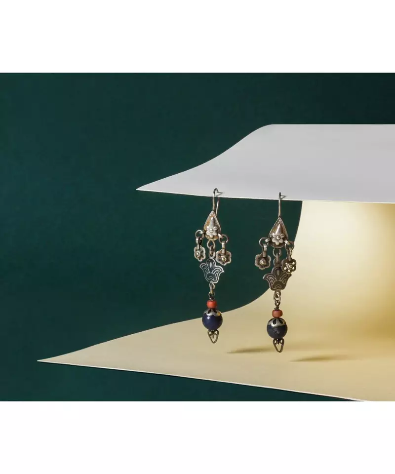 Sangeeta Boochra Silver Earrings