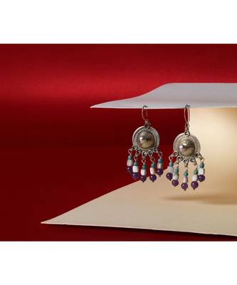 Sangeeta Boochra Silver Earrings 1