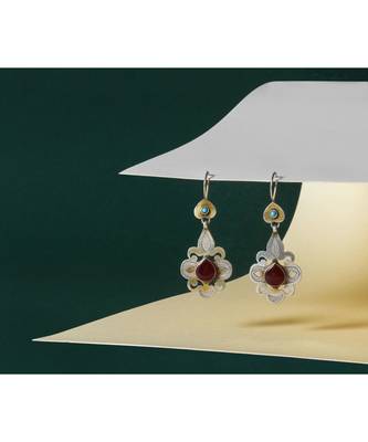 Sangeeta Boochra Silver Earrings 1