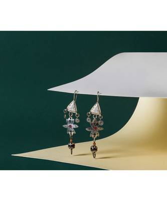 Sangeeta Boochra Silver Earrings 1