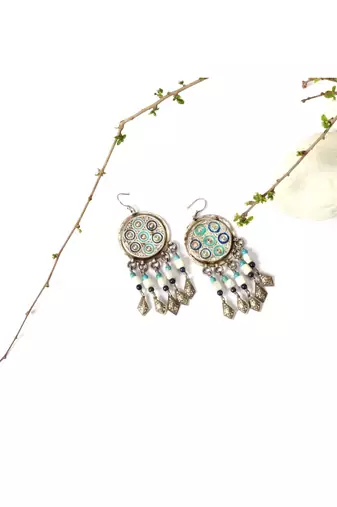 Sangeeta Boochra Silver Earrings