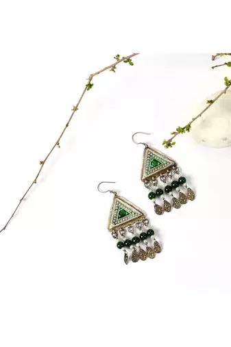 Sangeeta Boochra Silver Earrings
