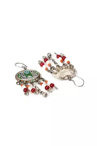 Sangeeta Boochra Silver Earrings