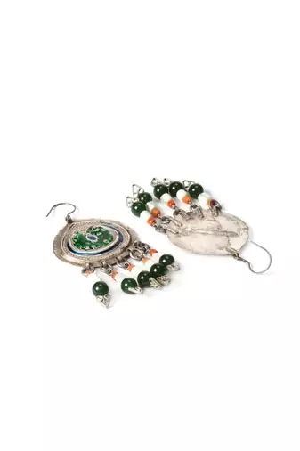 Sangeeta Boochra Silver Earrings