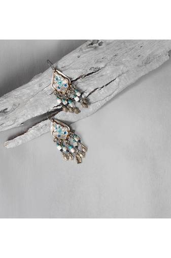 Sangeeta Boochra Silver Earrings