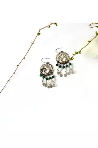 Sangeeta Boochra Silver Earrings