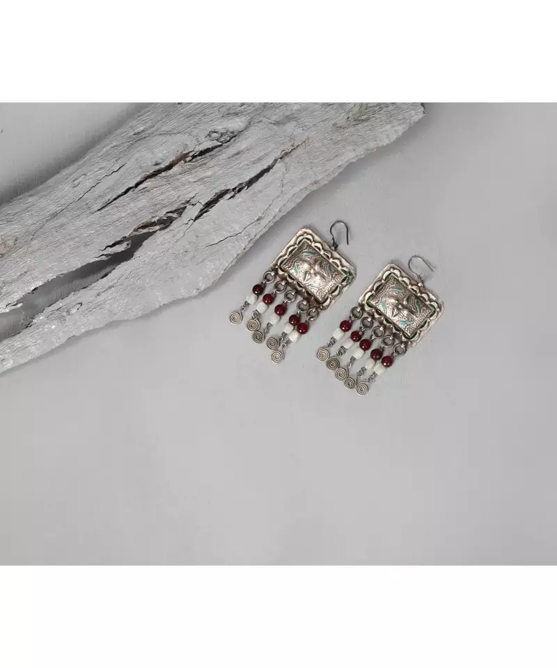 Sangeeta Boochra Silver Earrings