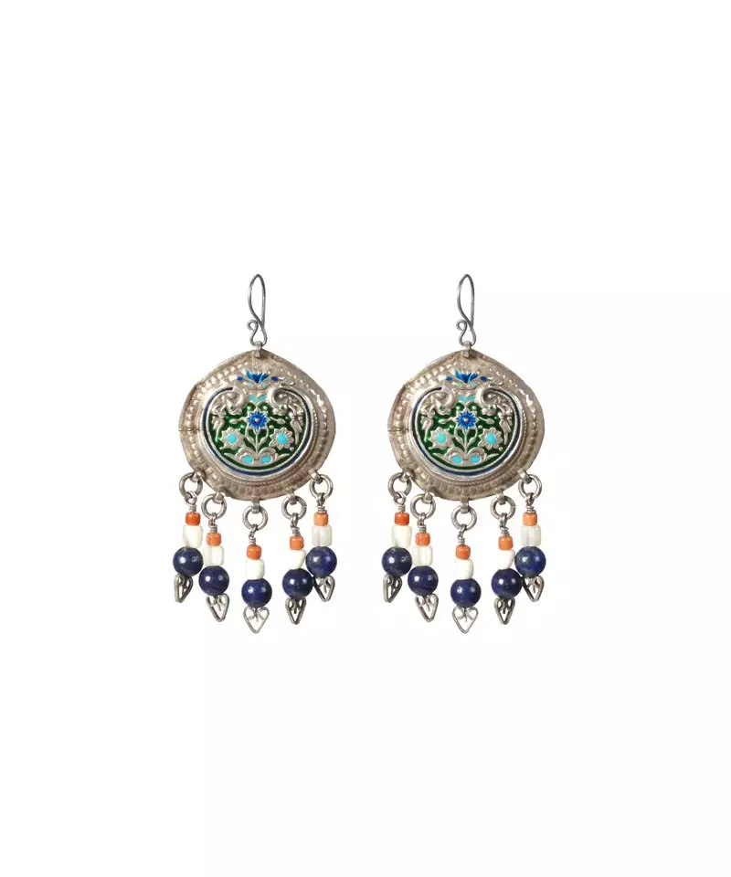 Sangeeta Boochra Silver Earrings