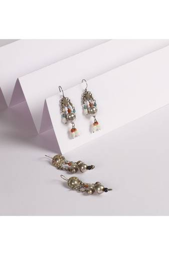 Sangeeta Boochra Silver Earrings