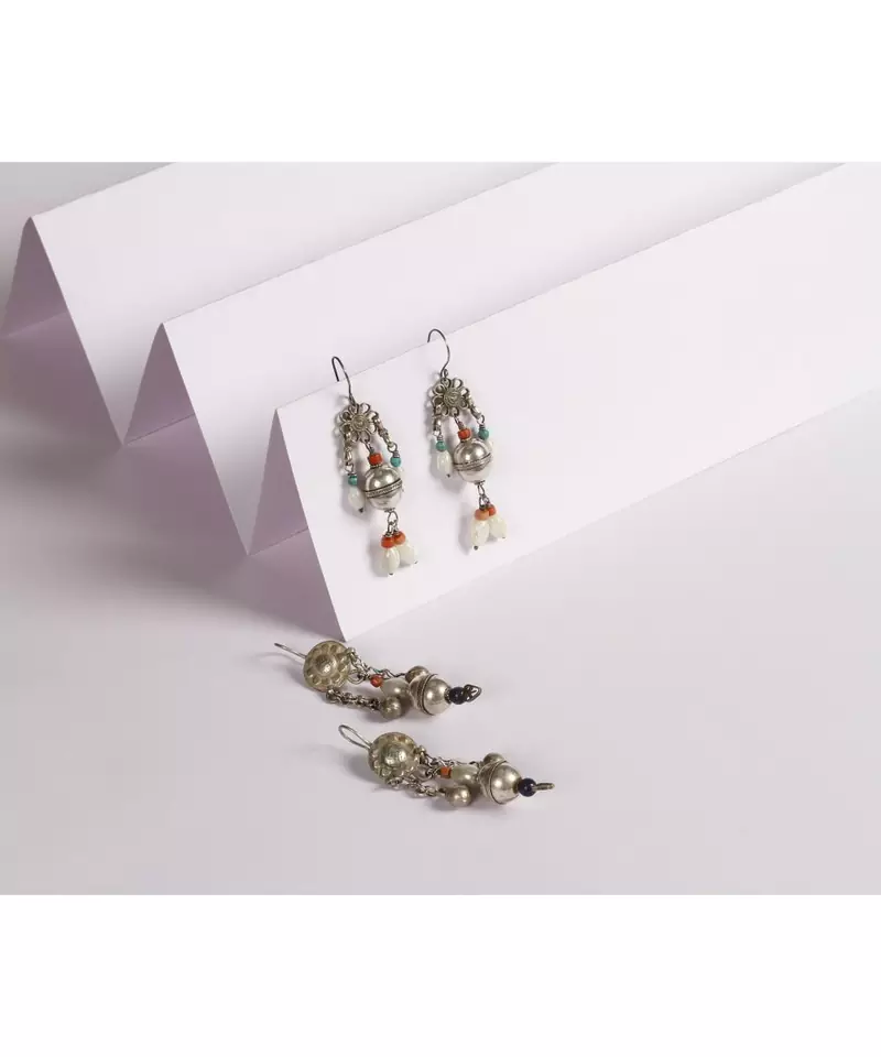 Sangeeta Boochra Silver Earrings