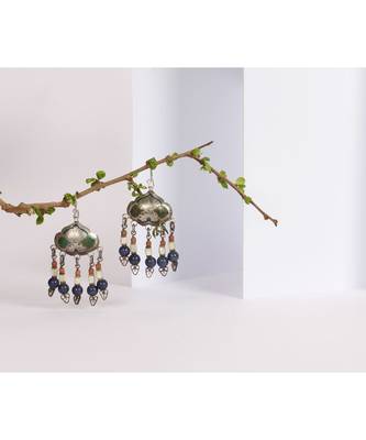 Sangeeta Boochra Silver Earrings 1