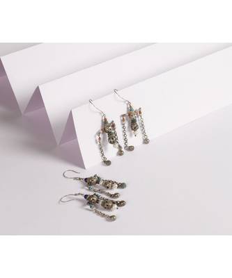 Sangeeta Boochra Silver Earrings 1
