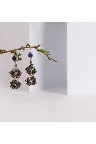 Sangeeta Boochra Silver Earrings