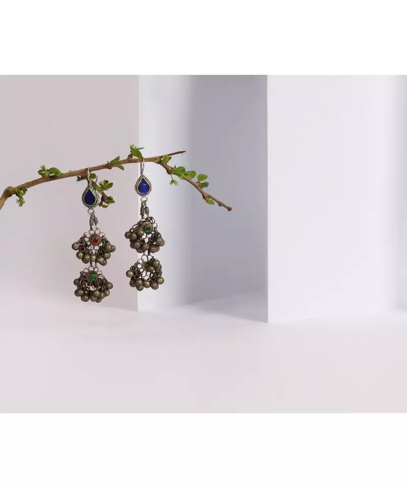 Sangeeta Boochra Silver Earrings