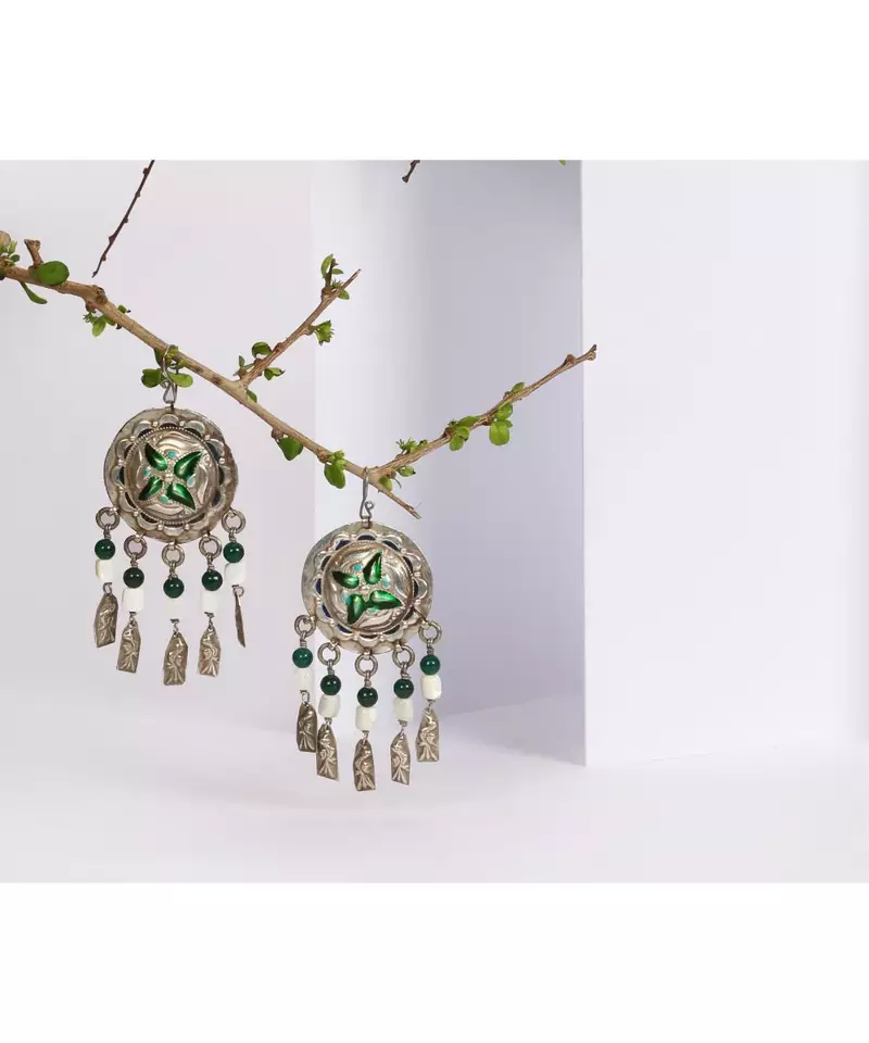 Sangeeta Boochra Silver Earrings