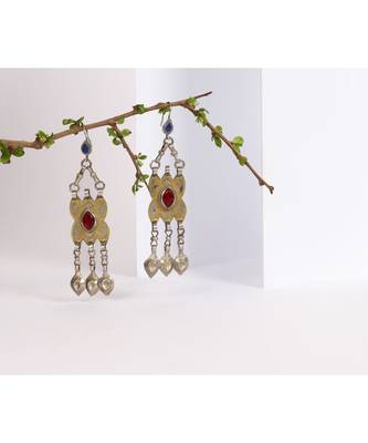 Sangeeta Boochra Silver Earrings 1