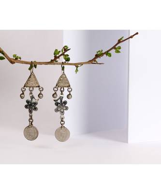 Sangeeta Boochra Silver Earrings 1