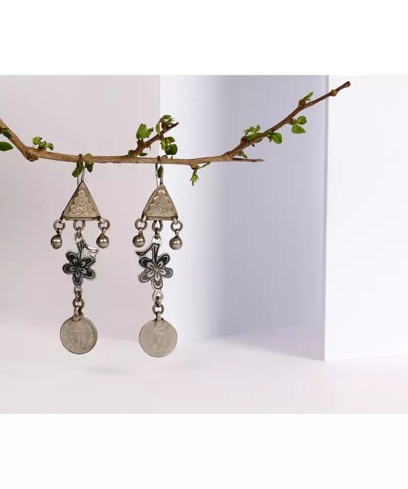 Sangeeta Boochra Silver Earrings