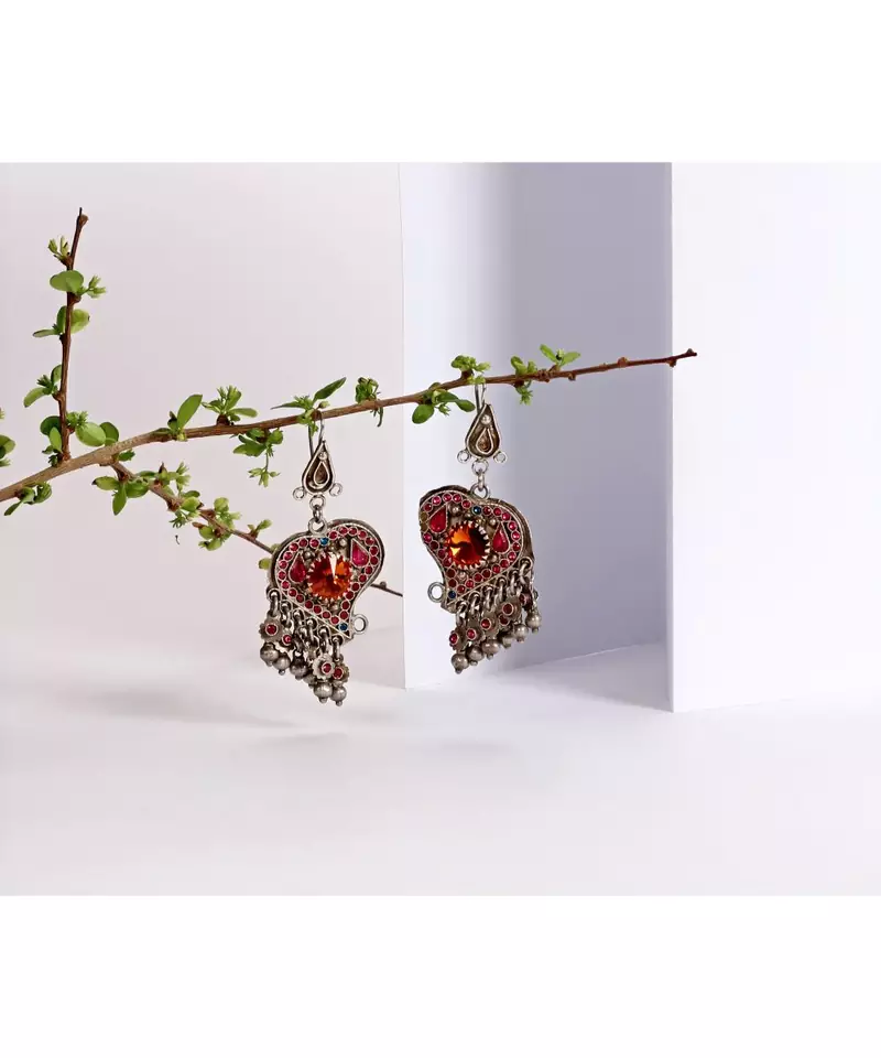 Sangeeta Boochra Silver Earrings